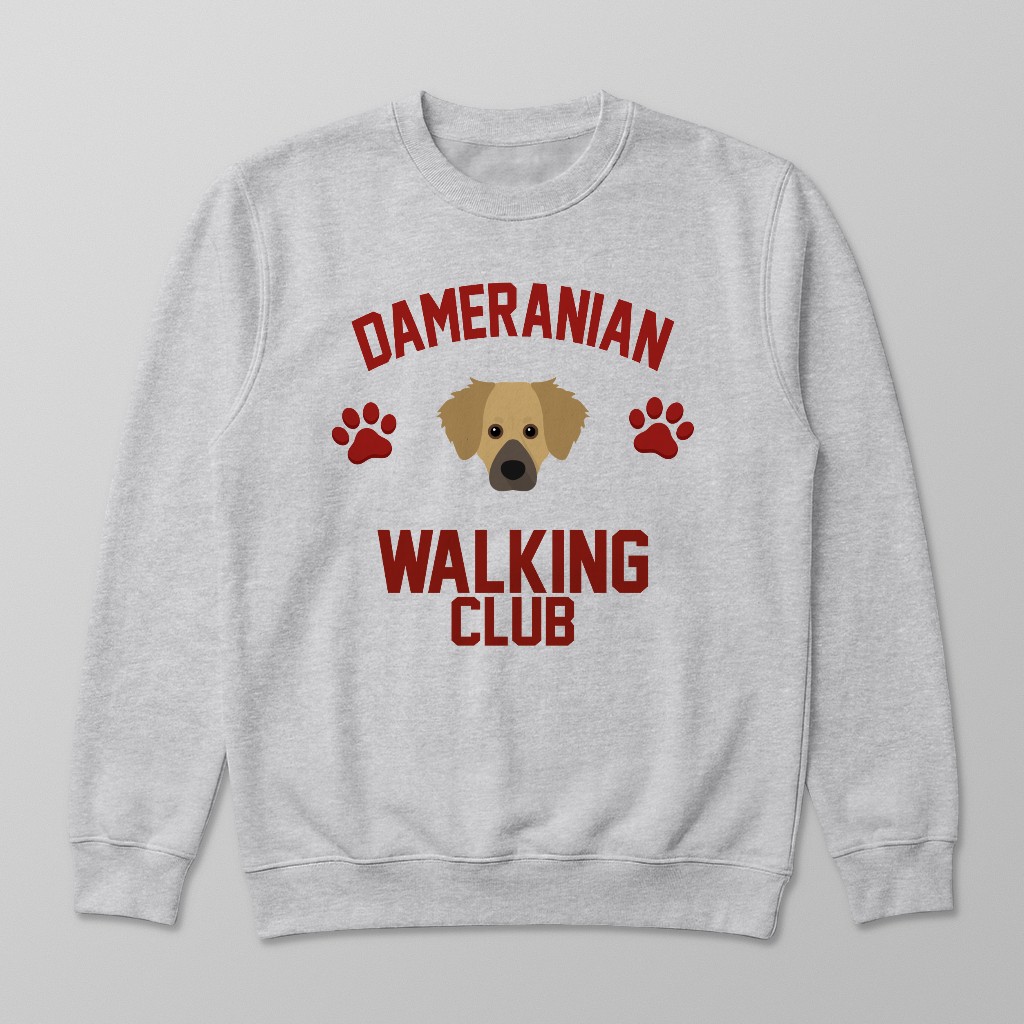 Walking Club: Personalized {breedFullName} Sweatshirt