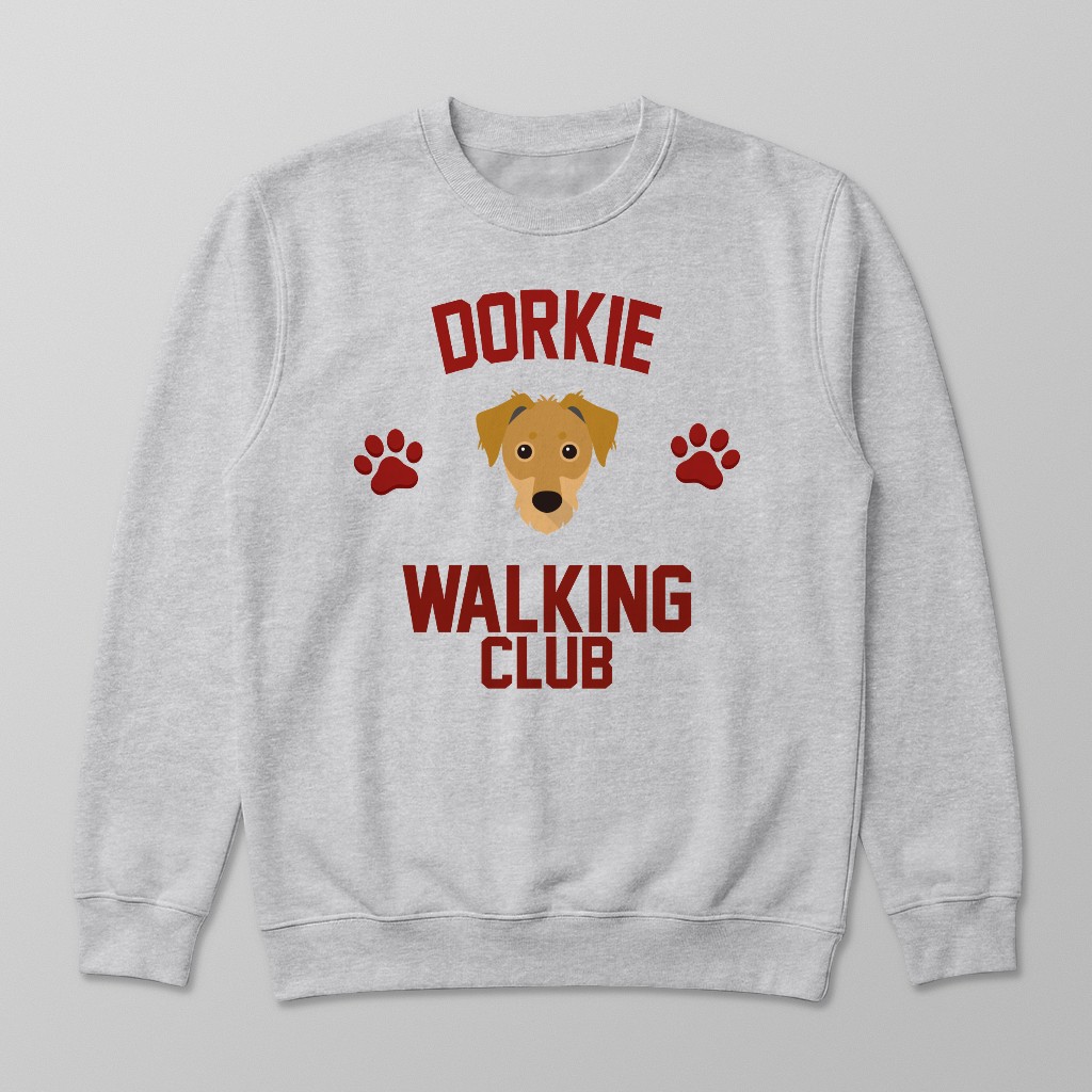 Walking Club: Personalized {breedFullName} Sweatshirt