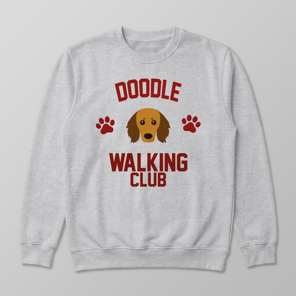 Walking Club: Personalized {breedFullName} Sweatshirt