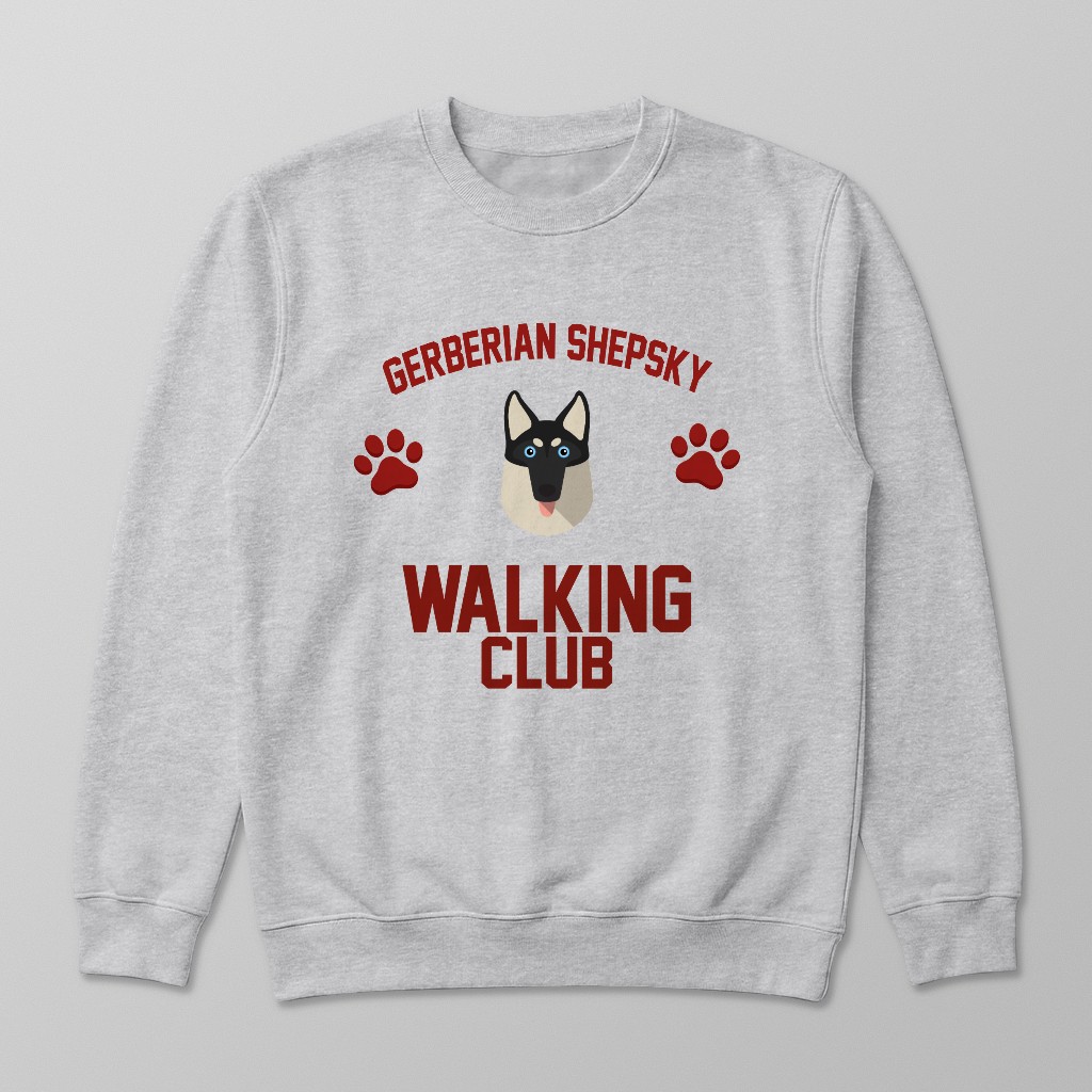 Walking Club: Personalized {breedFullName} Sweatshirt