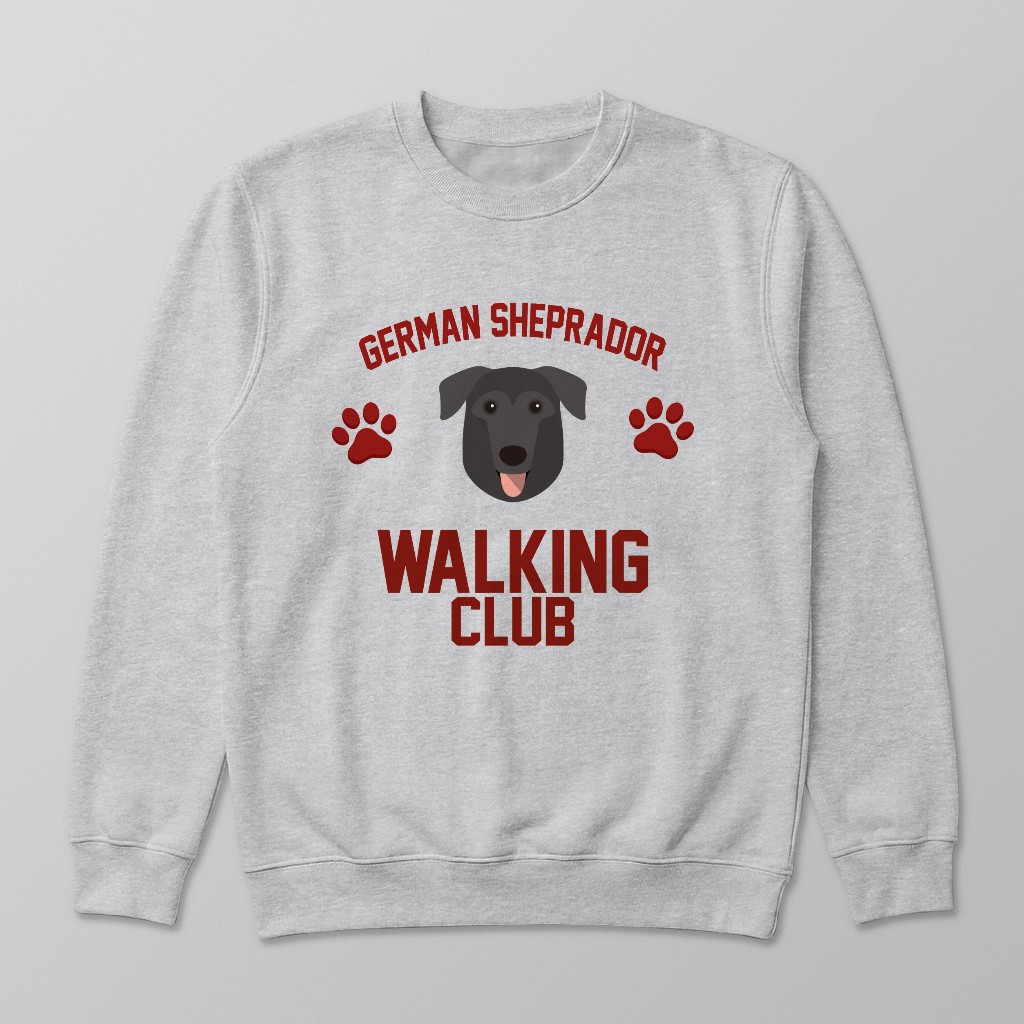 Walking Club: Personalized {breedFullName} Sweatshirt