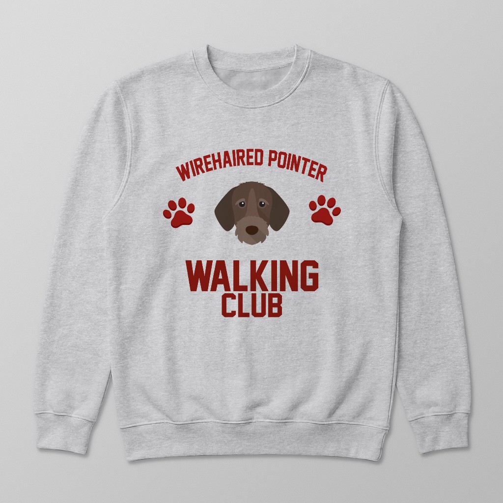 Walking Club: Personalised {breedFullName} Sweatshirt