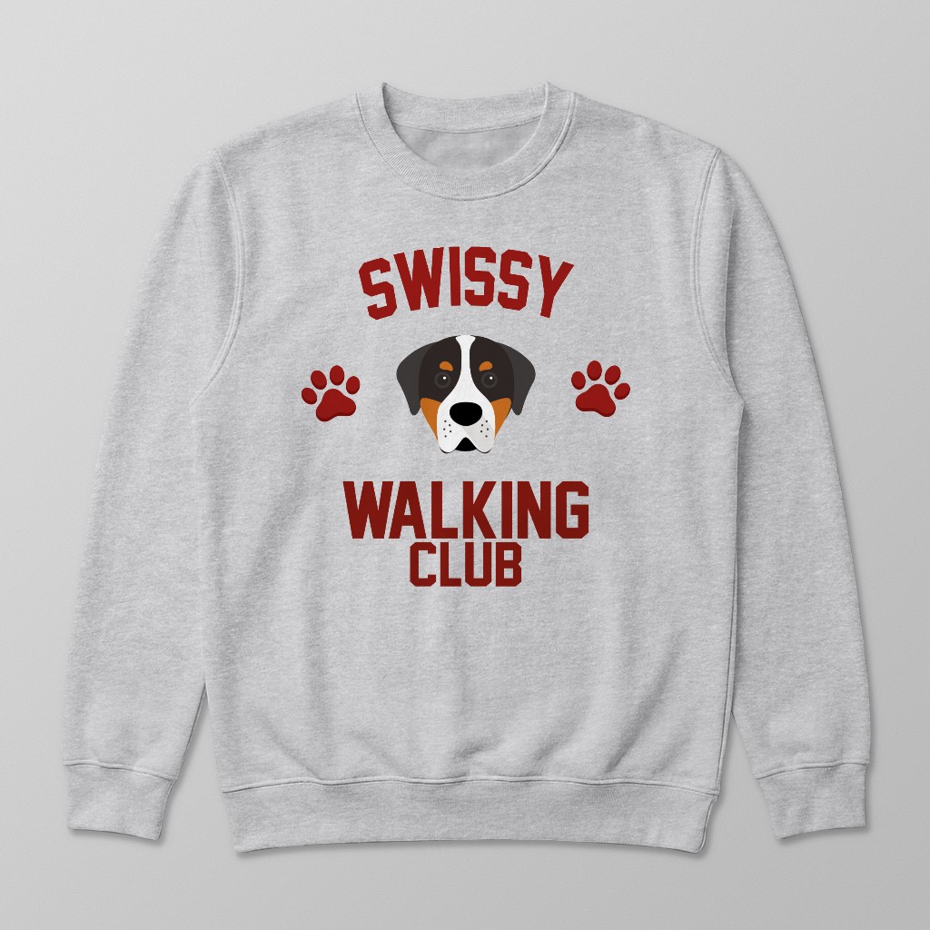 Walking Club: Personalized {breedFullName} Sweatshirt