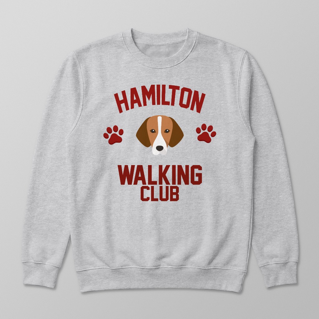 Walking Club: Personalized {breedFullName} Sweatshirt