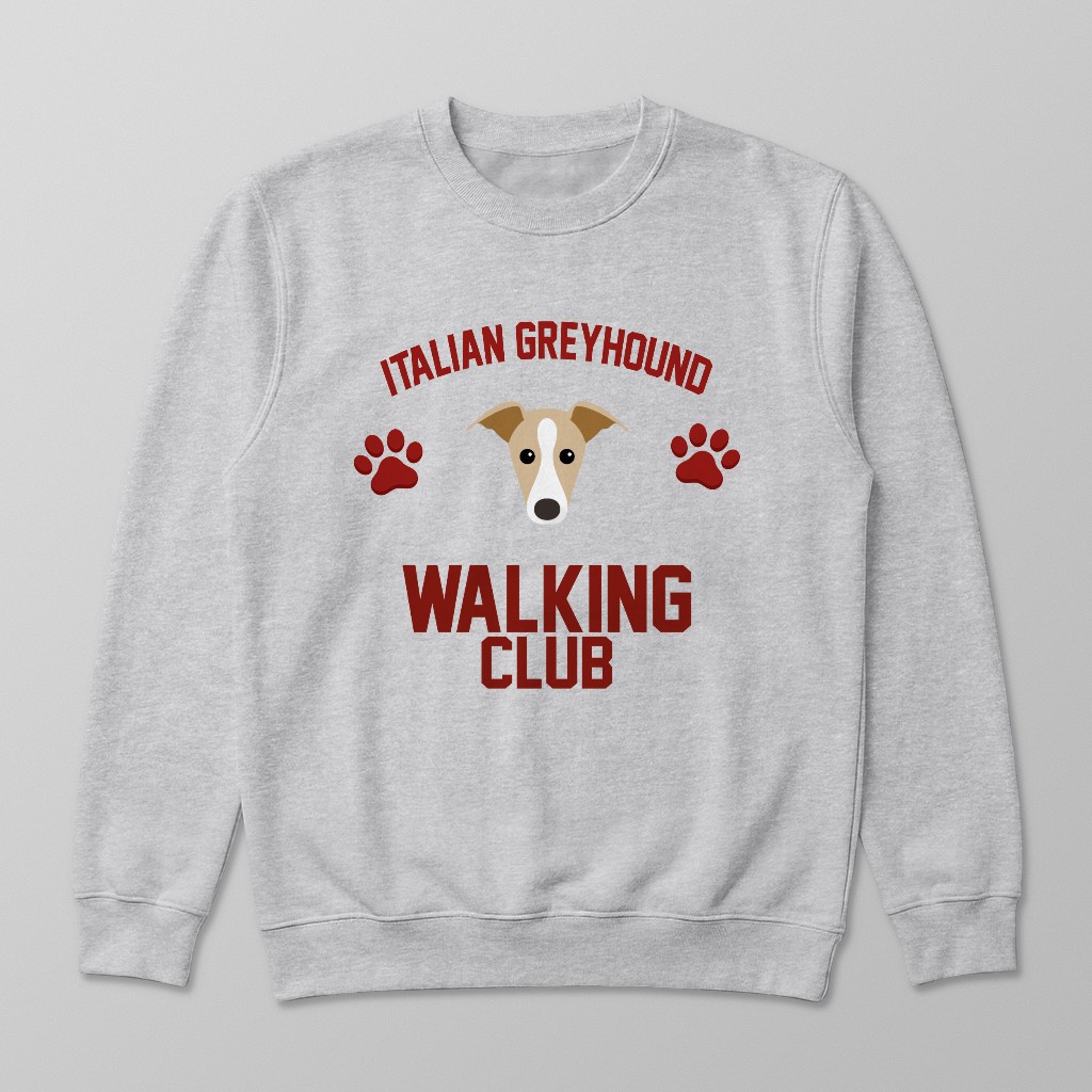 Walking Club: Personalized {breedFullName} Sweatshirt