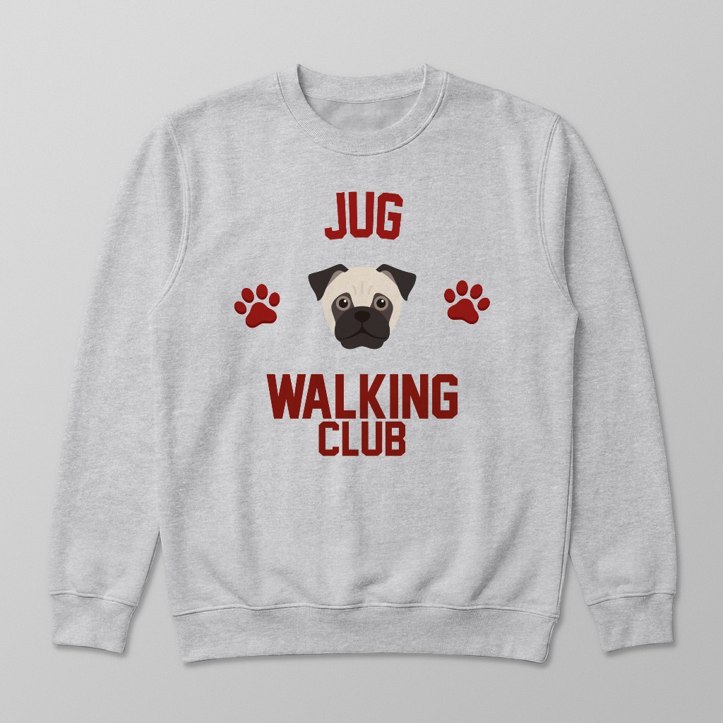 Walking Club: Personalized {breedFullName} Sweatshirt