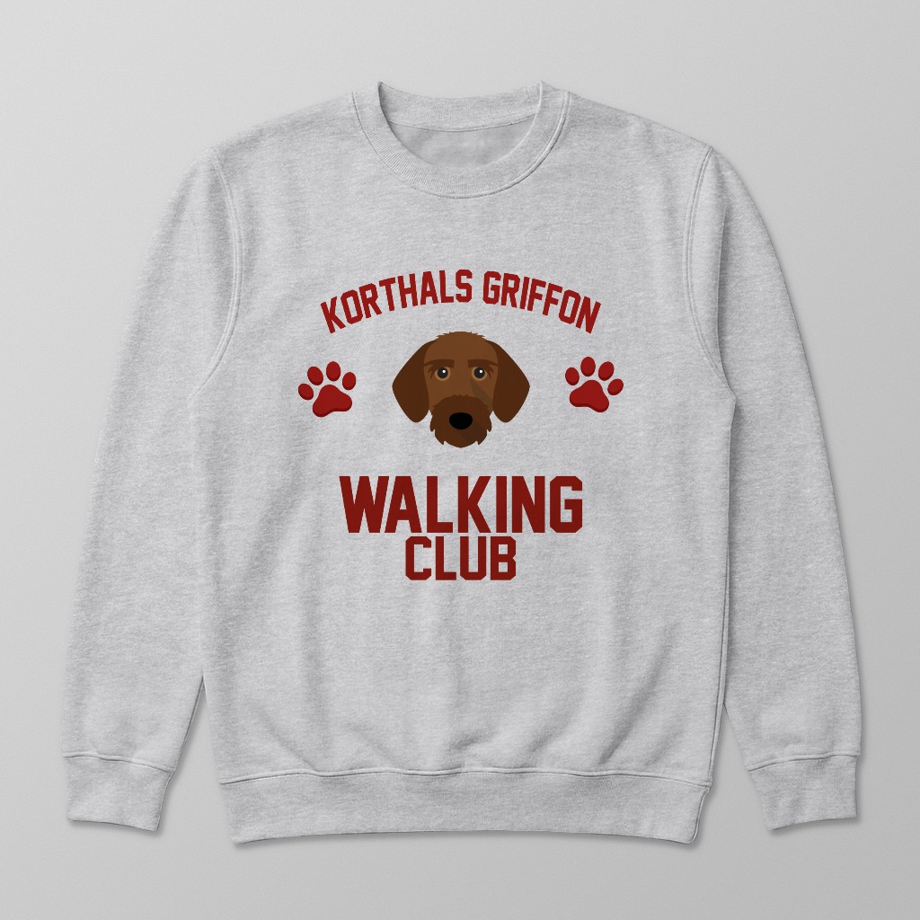 Walking Club: Personalized {breedFullName} Sweatshirt