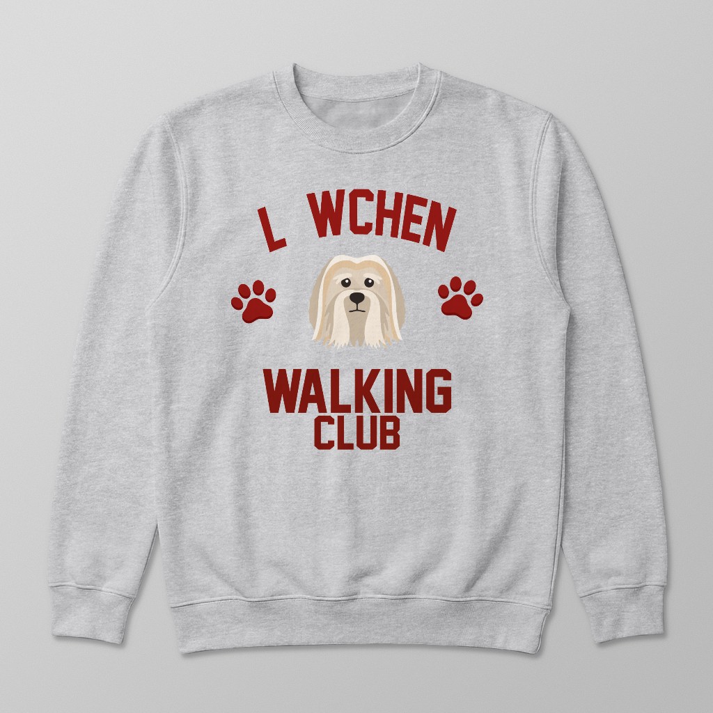 Walking Club: Personalized {breedFullName} Sweatshirt
