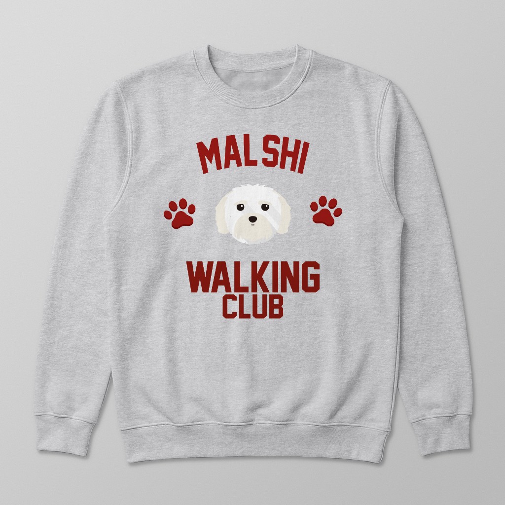 Walking Club: Personalized {breedFullName} Sweatshirt