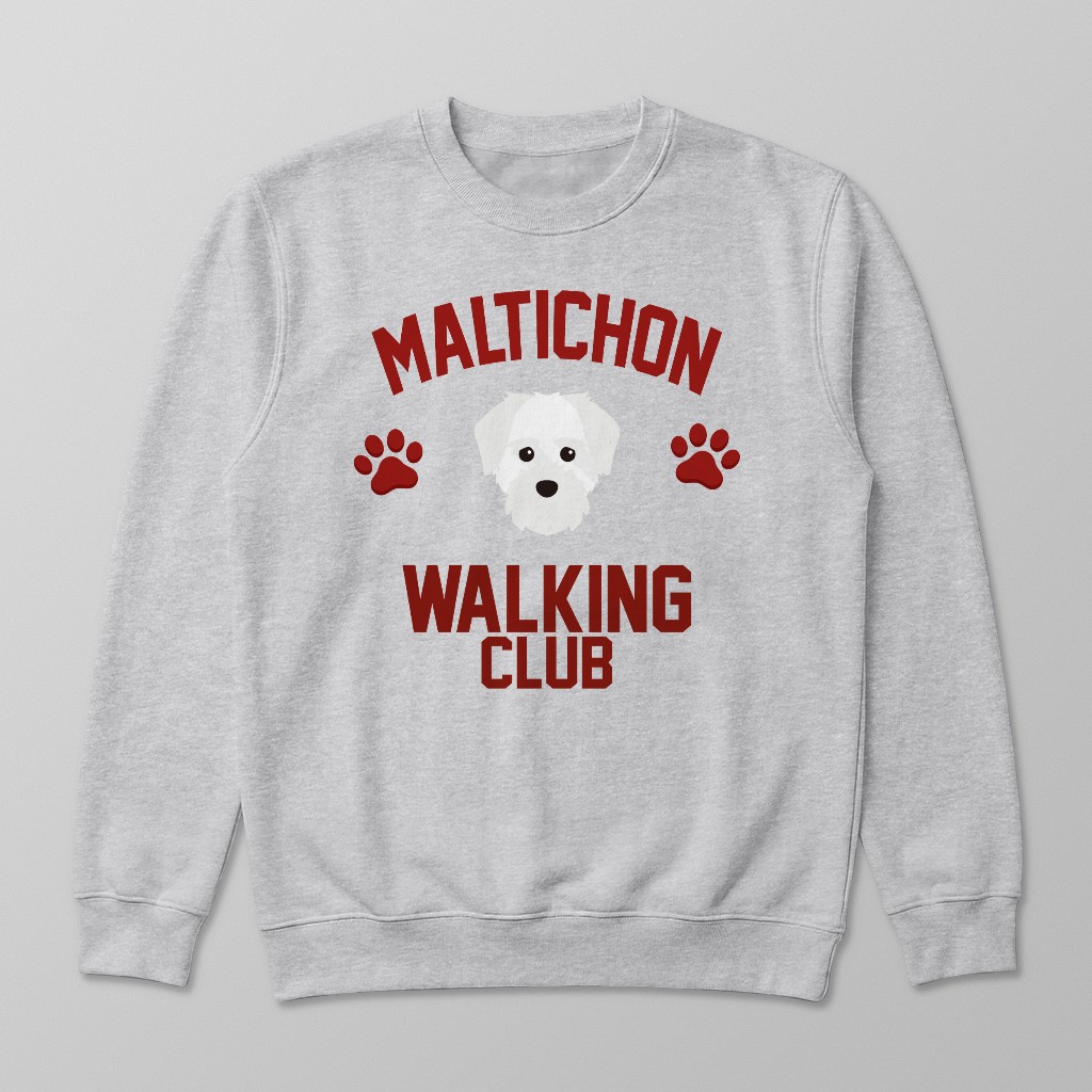 Walking Club: Personalized {breedFullName} Sweatshirt