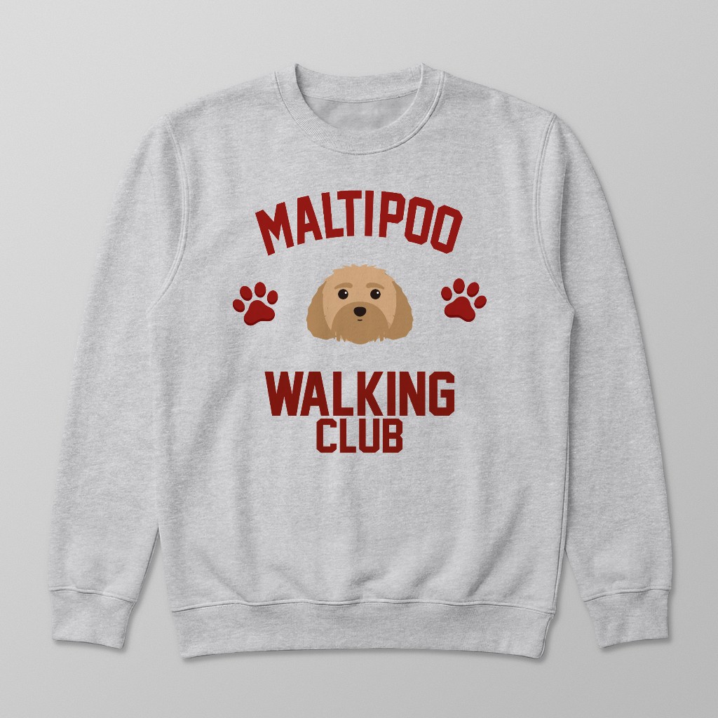 Walking Club: Personalized {breedFullName} Sweatshirt