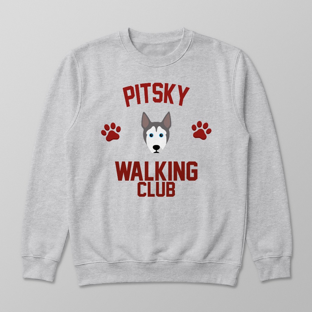 Walking Club: Personalized {breedFullName} Sweatshirt