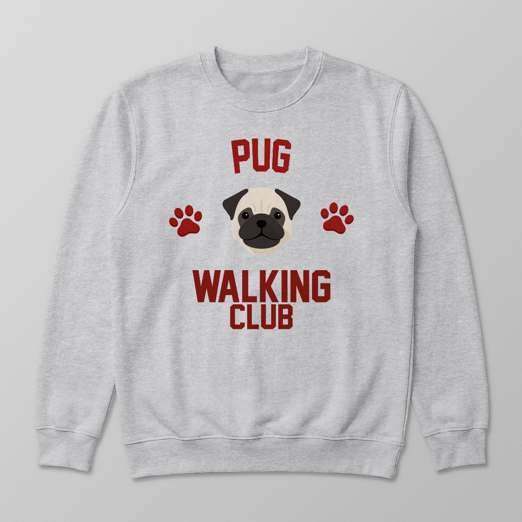 Walking Club: Personalized {breedFullName} Sweatshirt