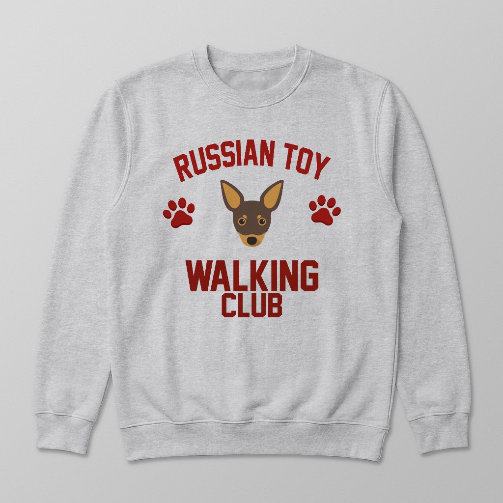 Walking Club: Personalized {breedFullName} Sweatshirt
