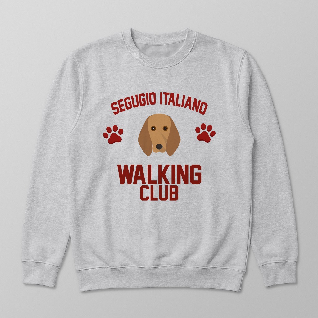 Walking Club: Personalized {breedFullName} Sweatshirt