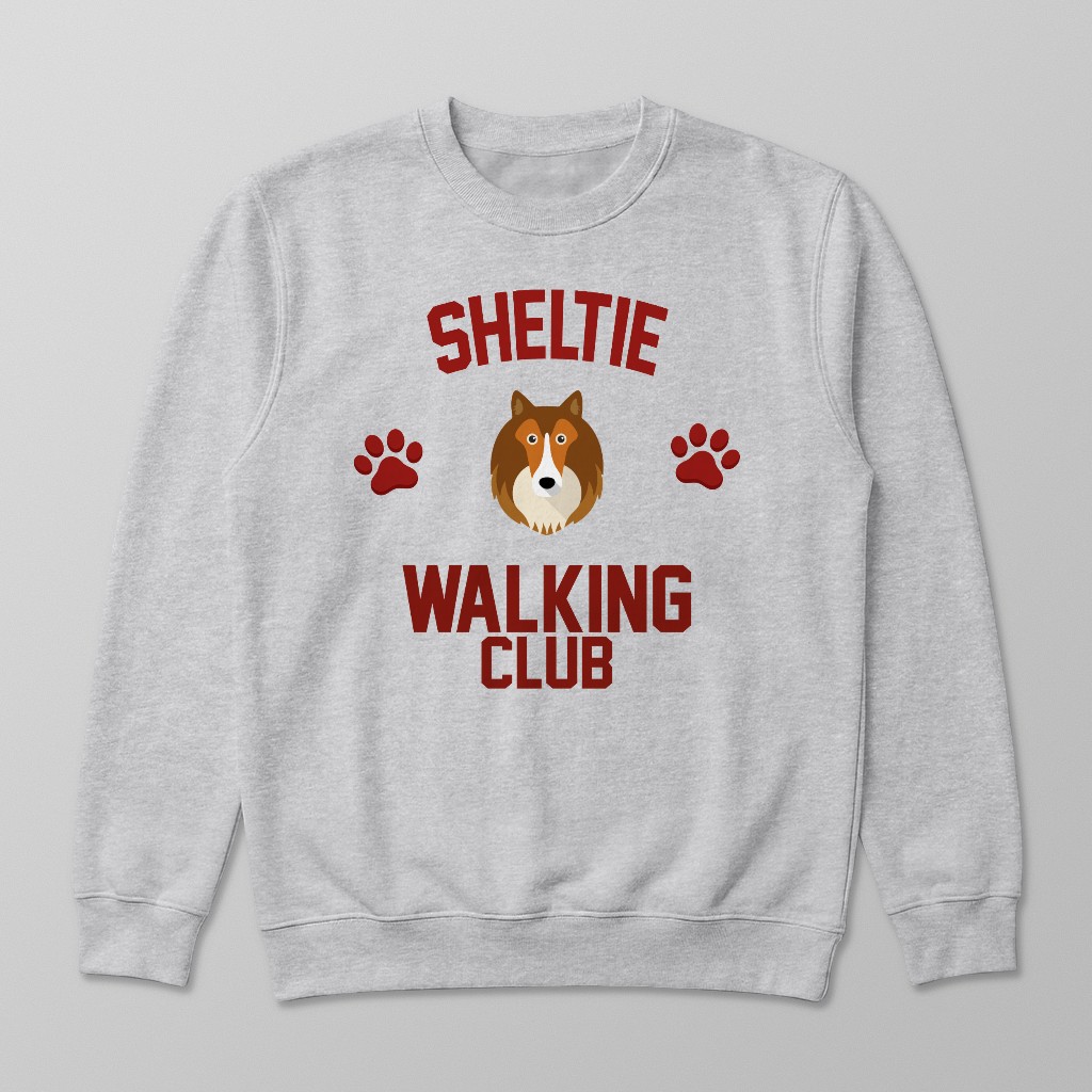 Walking Club: Personalized {breedFullName} Sweatshirt