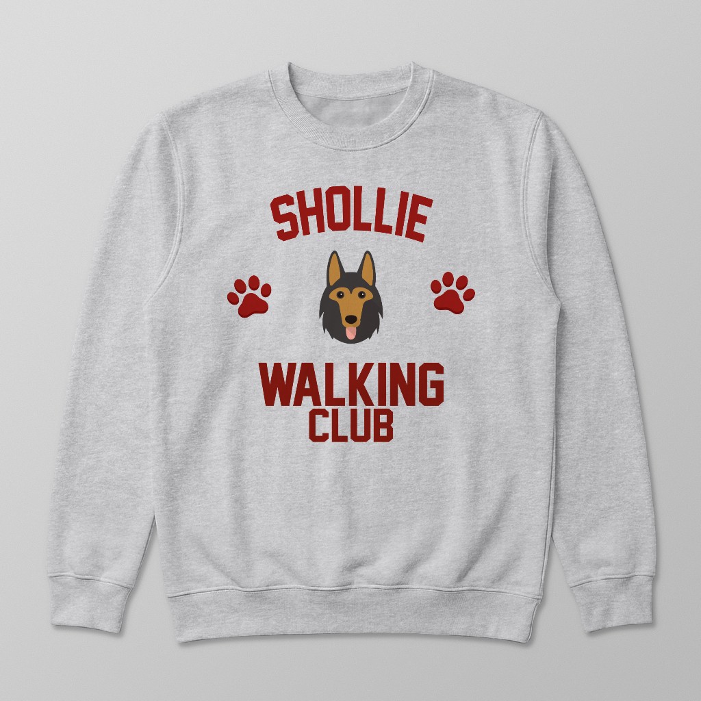 Walking Club: Personalized {breedFullName} Sweatshirt