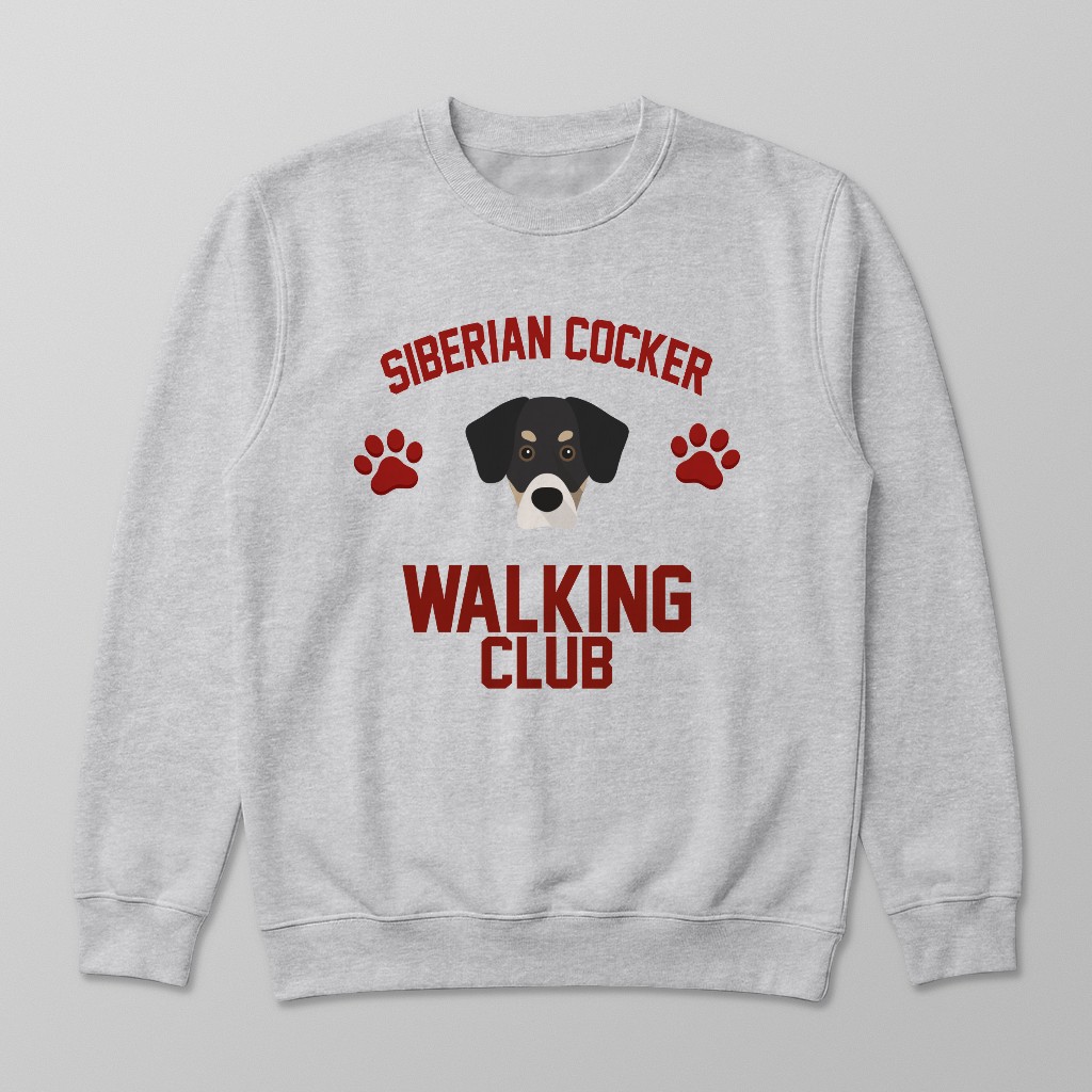 Walking Club: Personalized {breedFullName} Sweatshirt