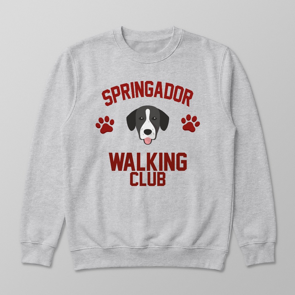 Walking Club: Personalized {breedFullName} Sweatshirt