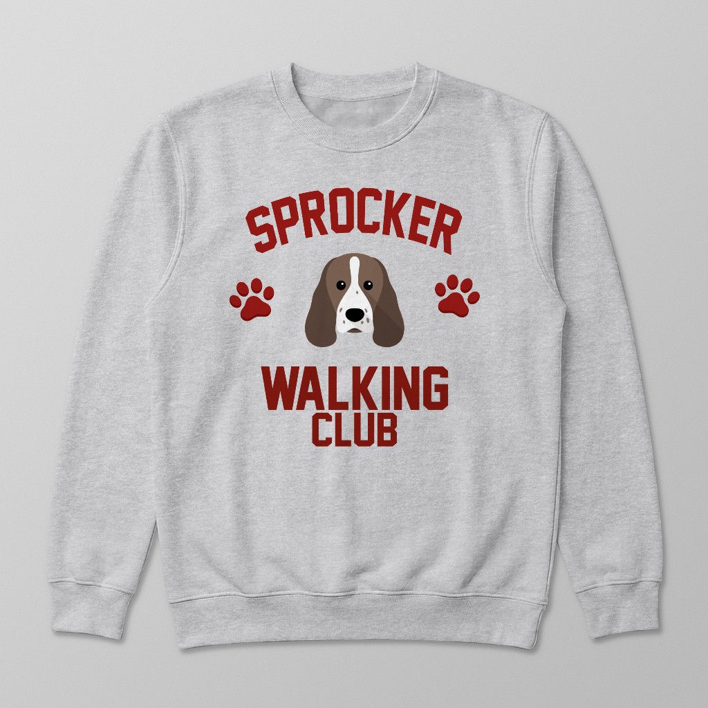 Walking Club: Personalized {breedFullName} Sweatshirt