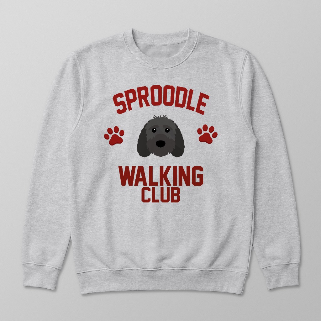 Walking Club: Personalized {breedFullName} Sweatshirt