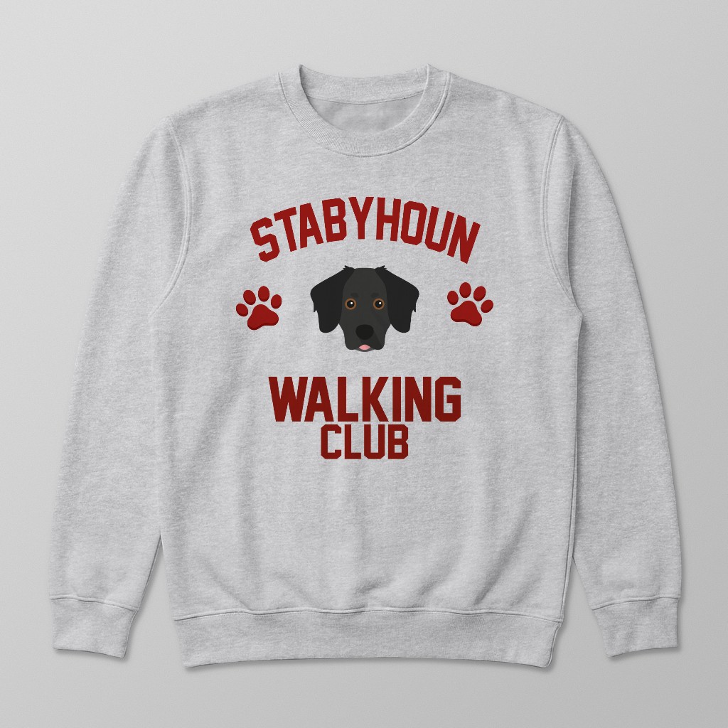 Walking Club: Personalized {breedFullName} Sweatshirt