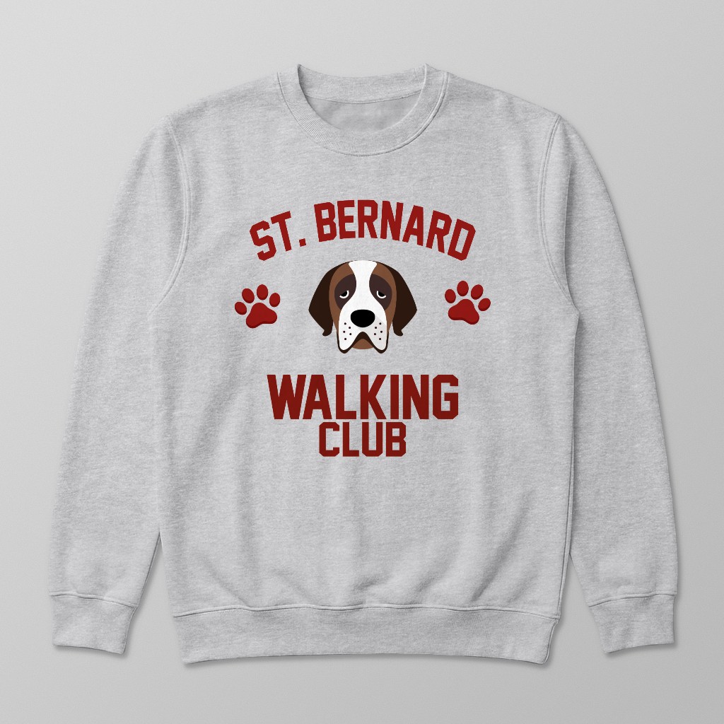Walking Club: Personalized {breedFullName} Sweatshirt