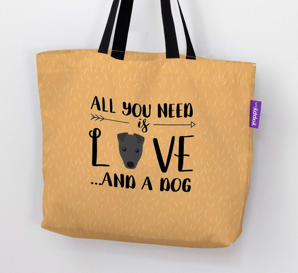 All You Need Is Love...: Personalised {breedFullName} Canvas Bag