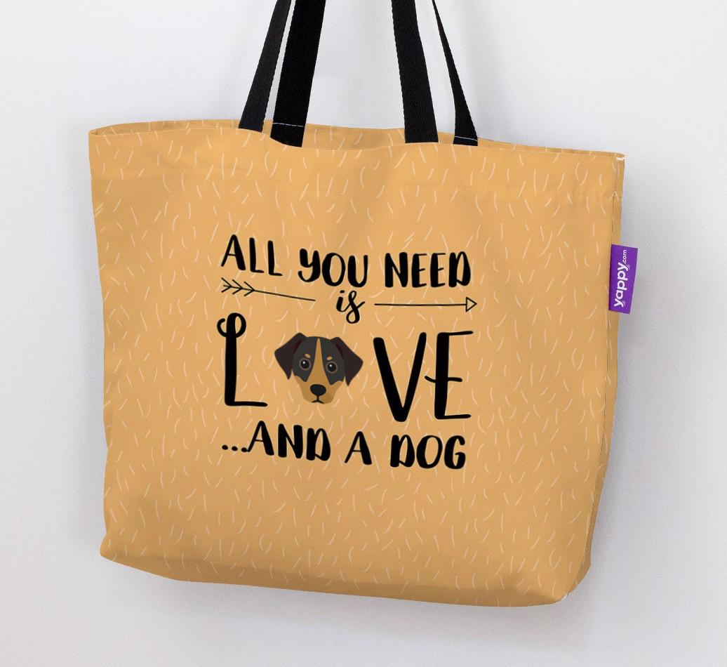 All You Need Is Love...: Personalised {breedFullName} Canvas Bag