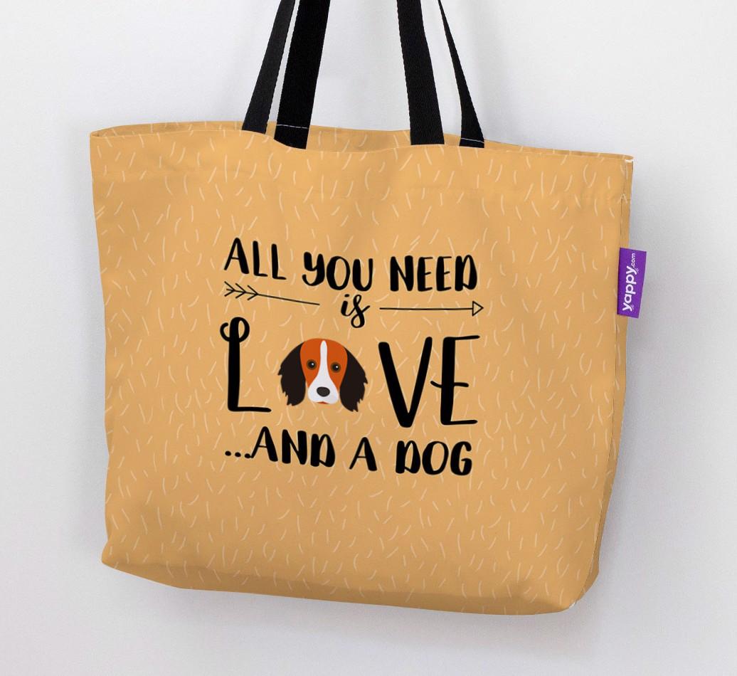 All You Need Is Love...: Personalised {breedFullName} Canvas Bag