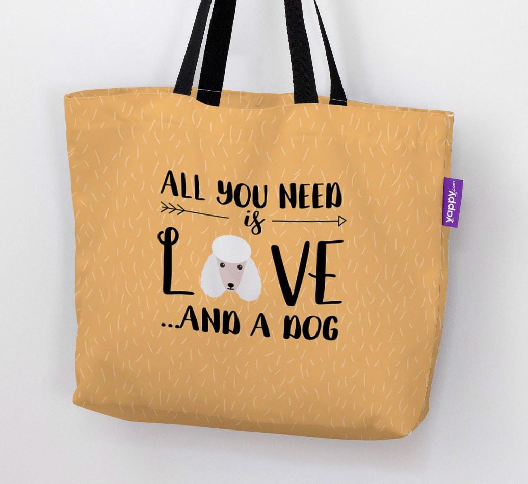 All You Need Is Love...: Personalised {breedFullName} Canvas Bag