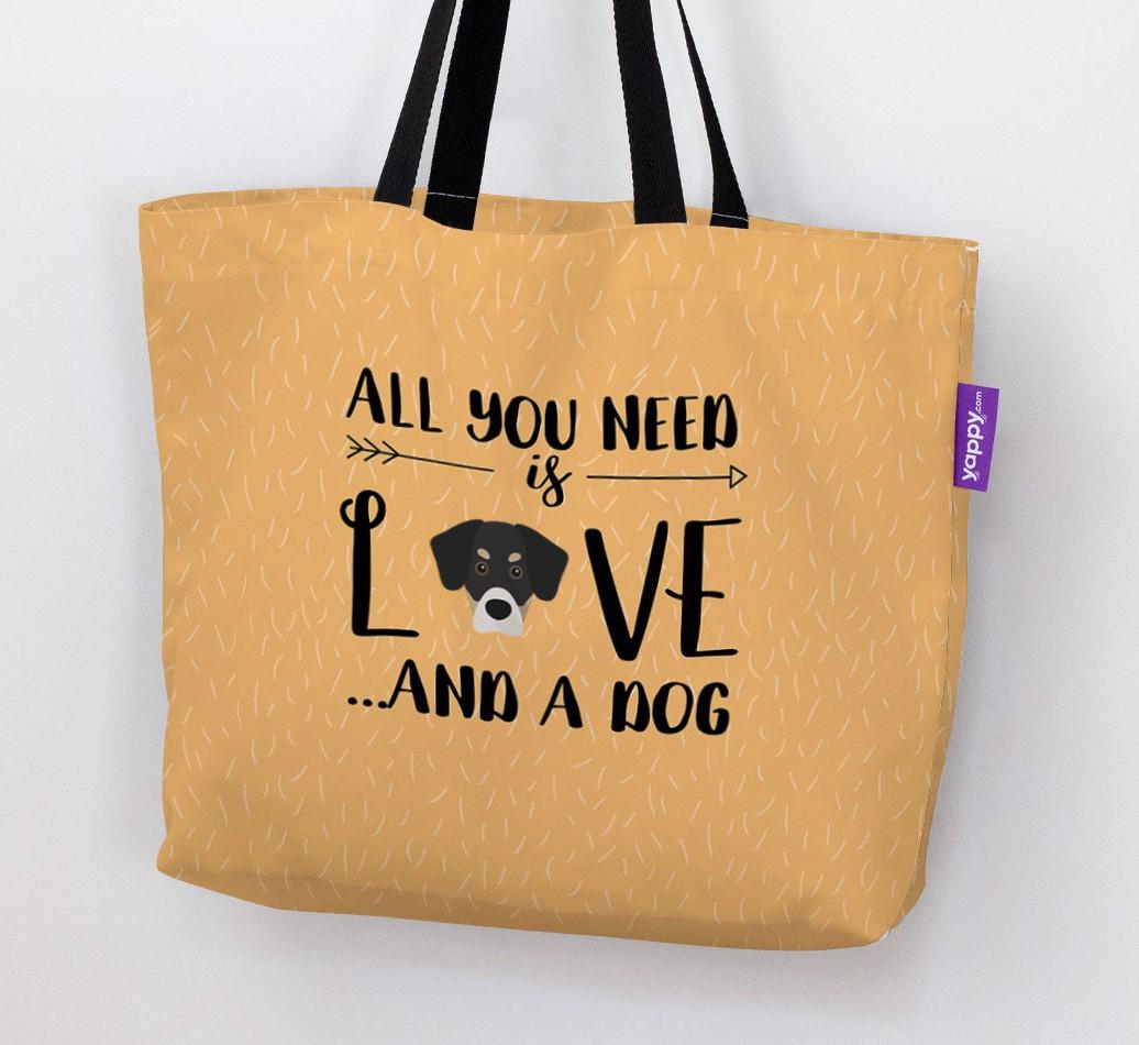 All You Need Is Love...: Personalised {breedFullName} Canvas Bag
