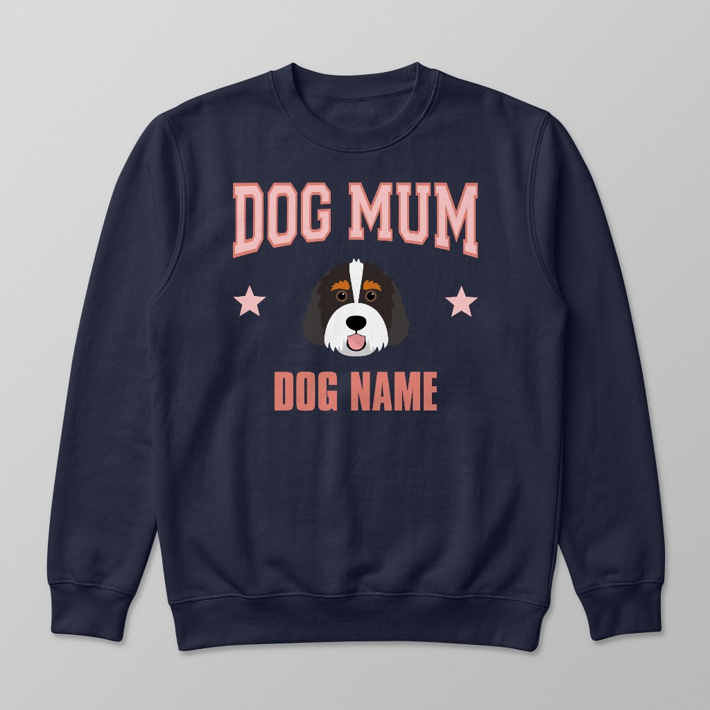 Dog Mum: Personalised {breedFullName} Sweatshirt