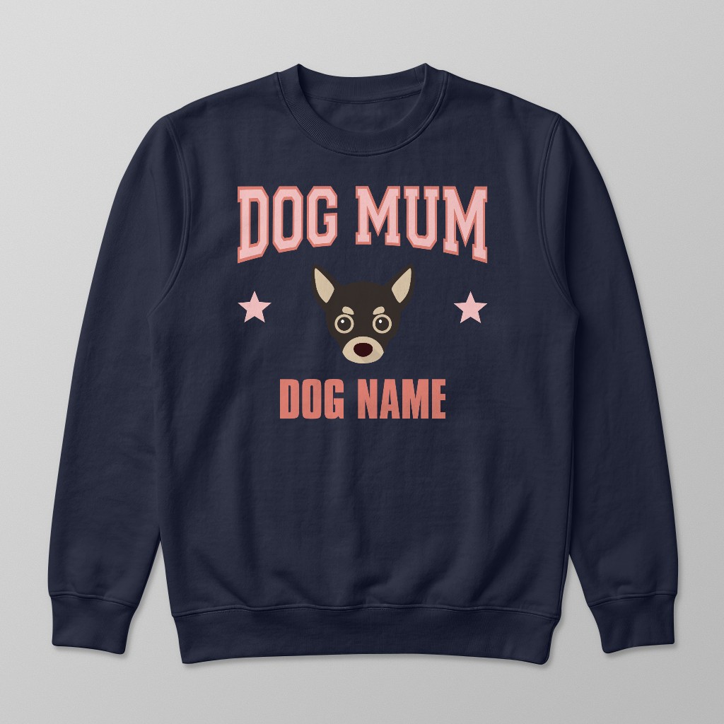 Dog Mum: Personalised {breedFullName} Sweatshirt