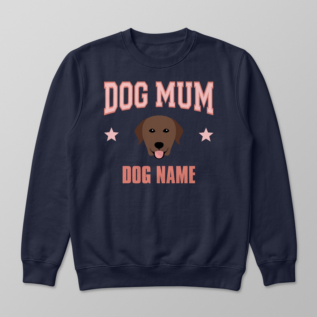 Dog Mum: Personalised {breedFullName} Sweatshirt