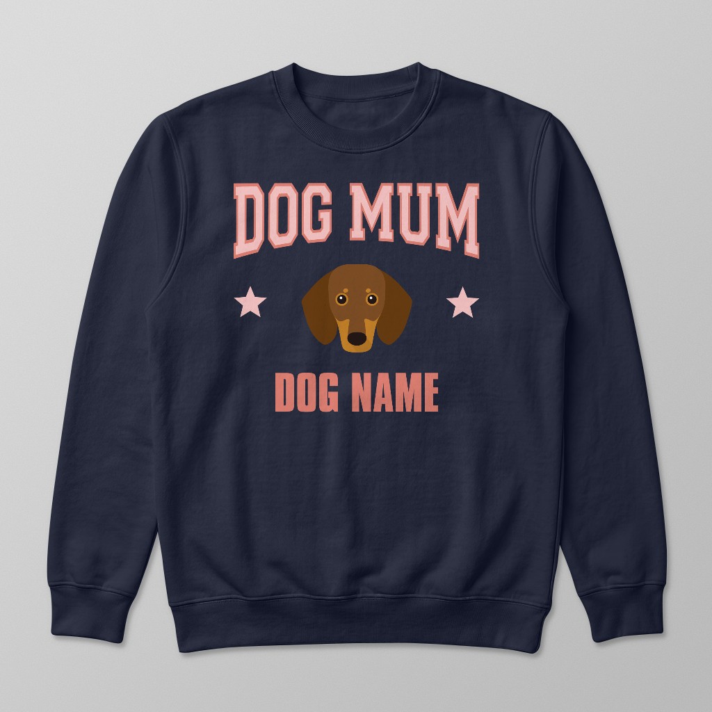 Dog Mum: Personalised {breedFullName} Sweatshirt