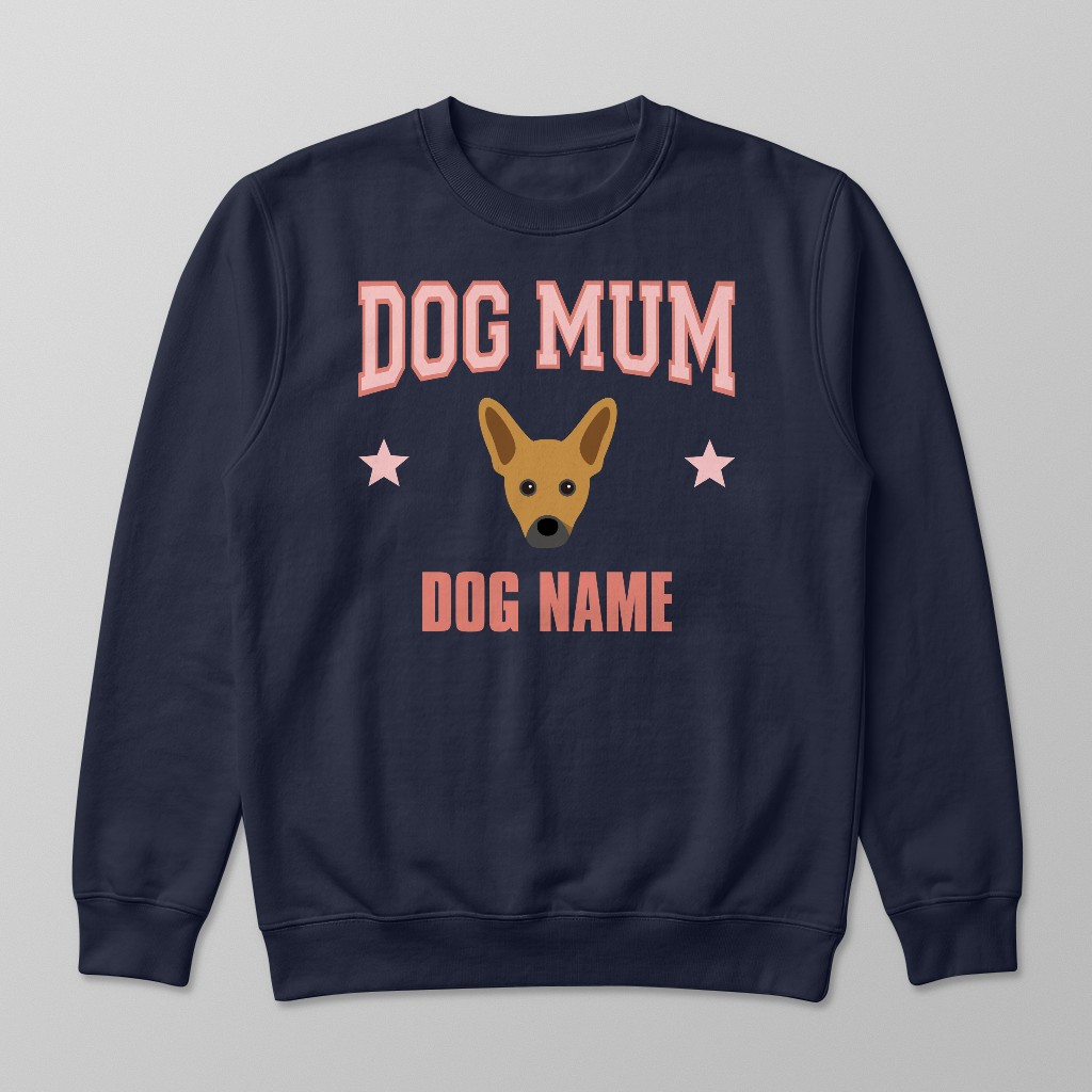 Dog Mum: Personalised {breedFullName} Sweatshirt