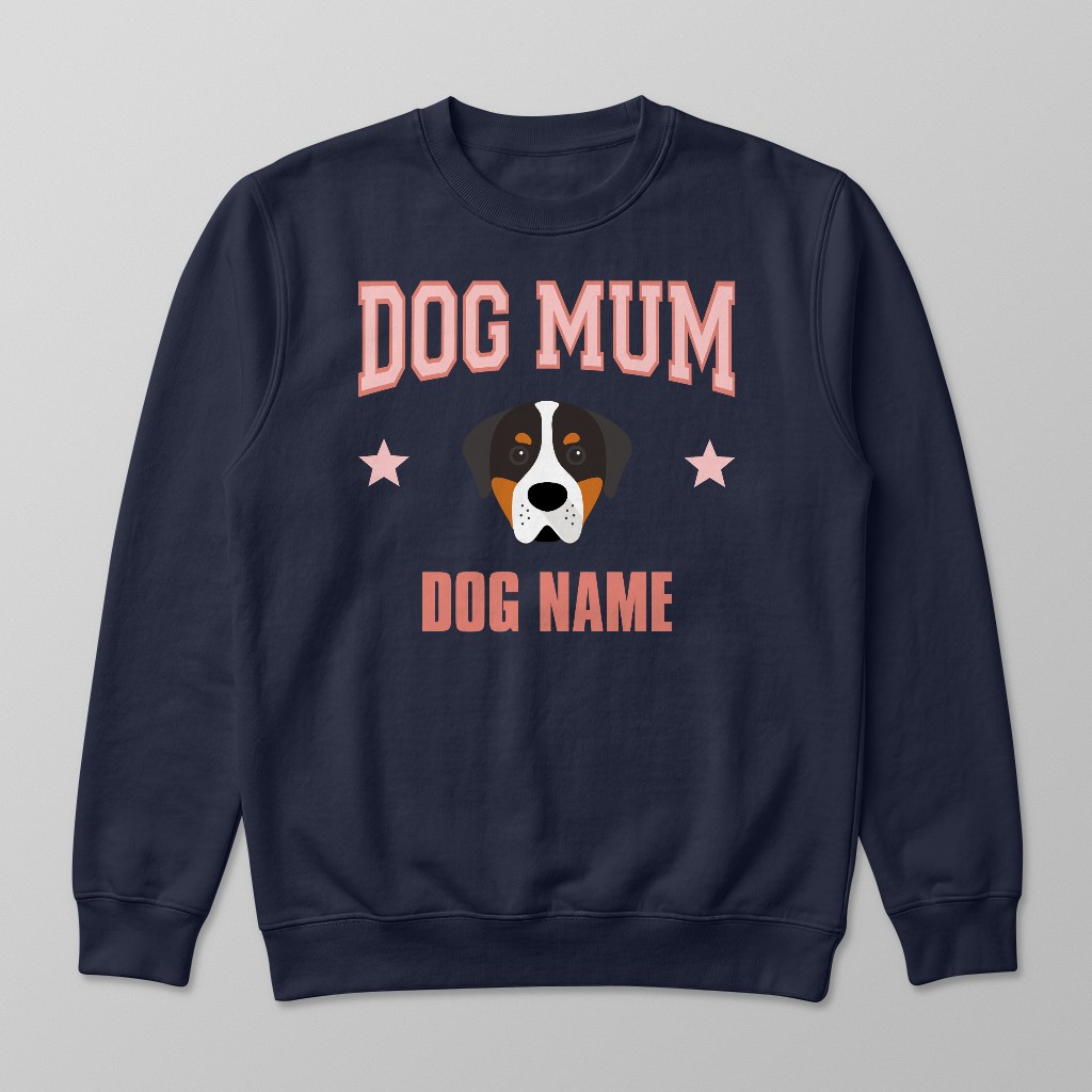Dog Mum: Personalised {breedFullName} Sweatshirt