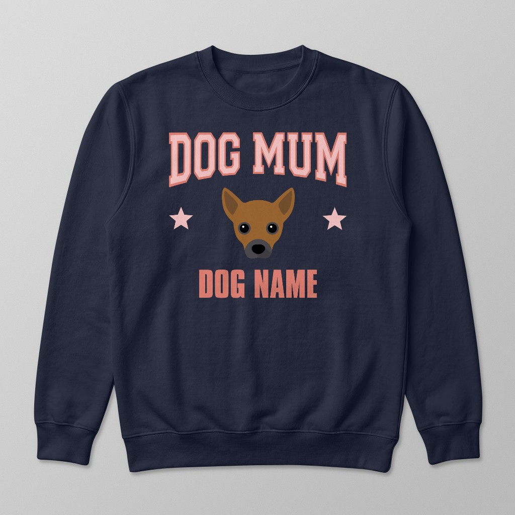 Dog Mum: Personalised {breedFullName} Sweatshirt