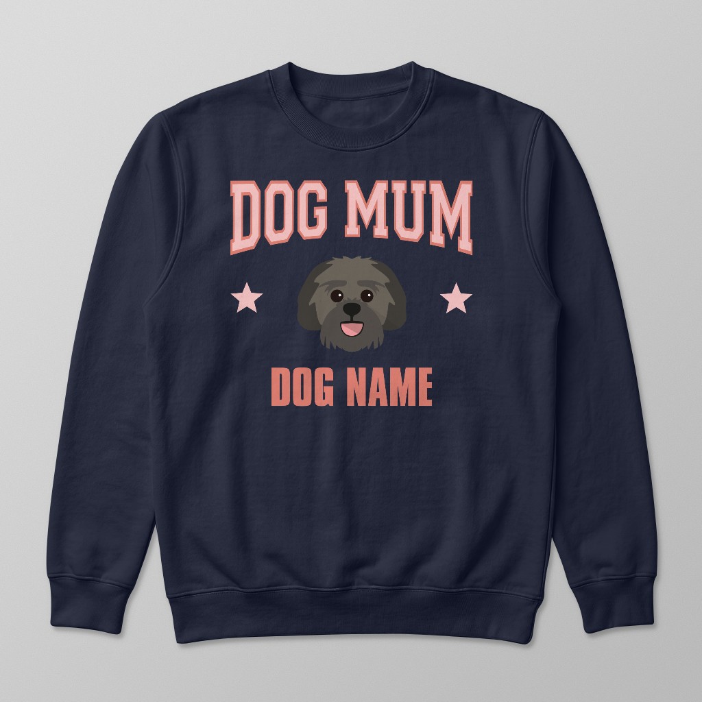 Dog Mum: Personalised {breedFullName} Sweatshirt