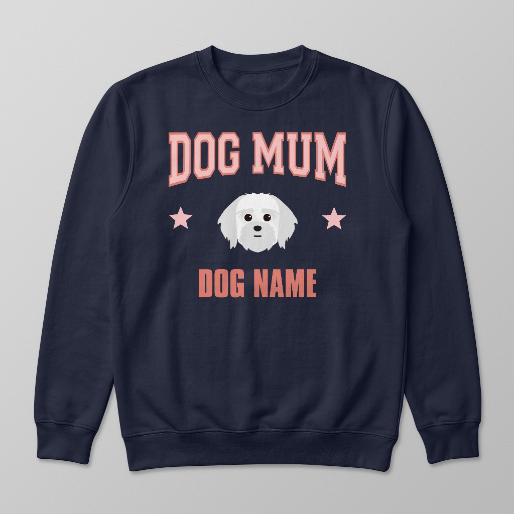 Dog Mum: Personalised {breedFullName} Sweatshirt