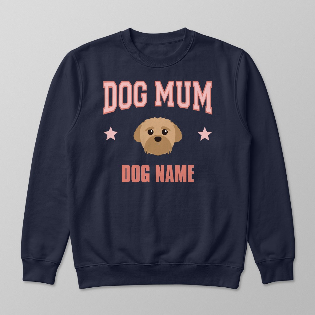 Dog Mum: Personalised {breedFullName} Sweatshirt
