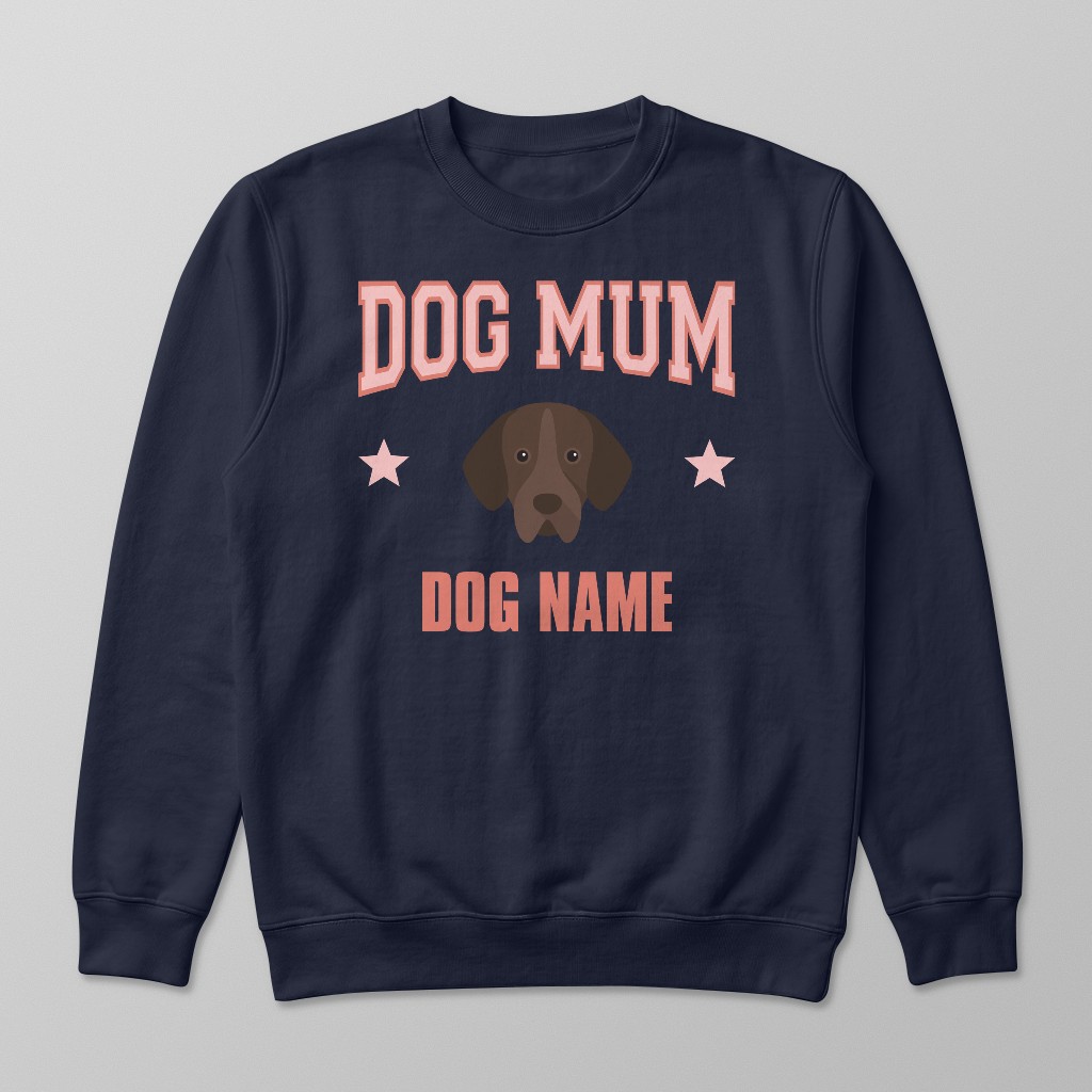 Dog Mum: Personalised {breedFullName} Sweatshirt