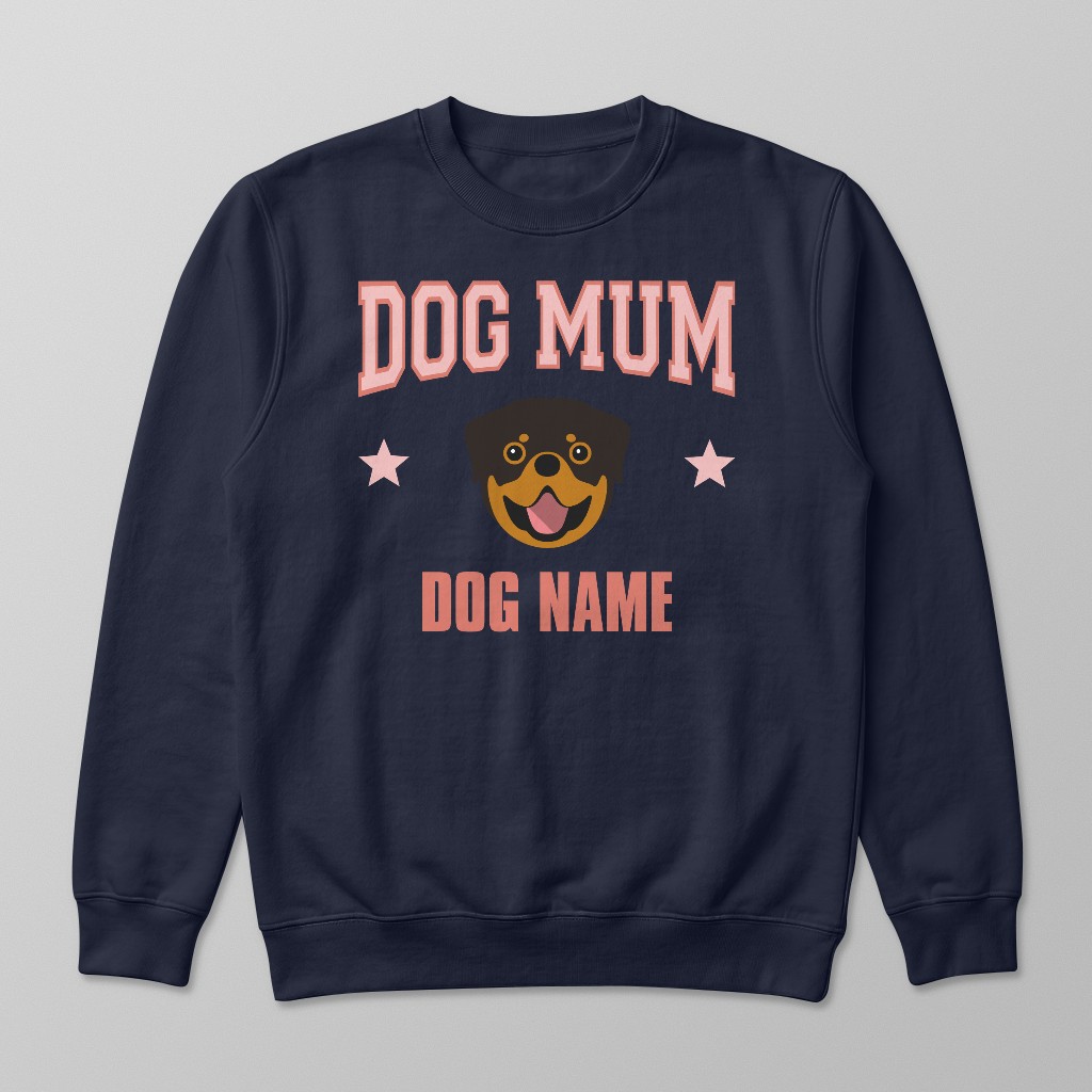 Dog Mum: Personalised {breedFullName} Sweatshirt
