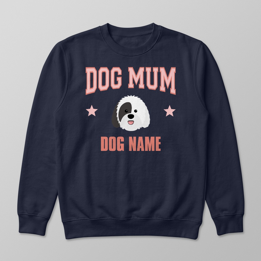 Dog Mum: Personalised {breedFullName} Sweatshirt