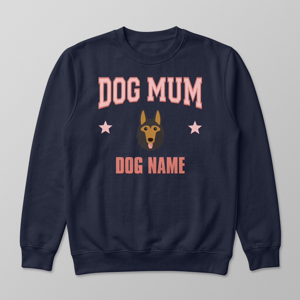 Dog Mum: Personalised {breedFullName} Sweatshirt