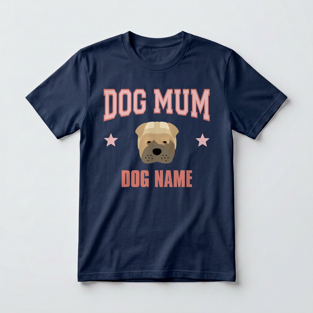 Dog Mum: Personalised {breedFullName} T-Shirt