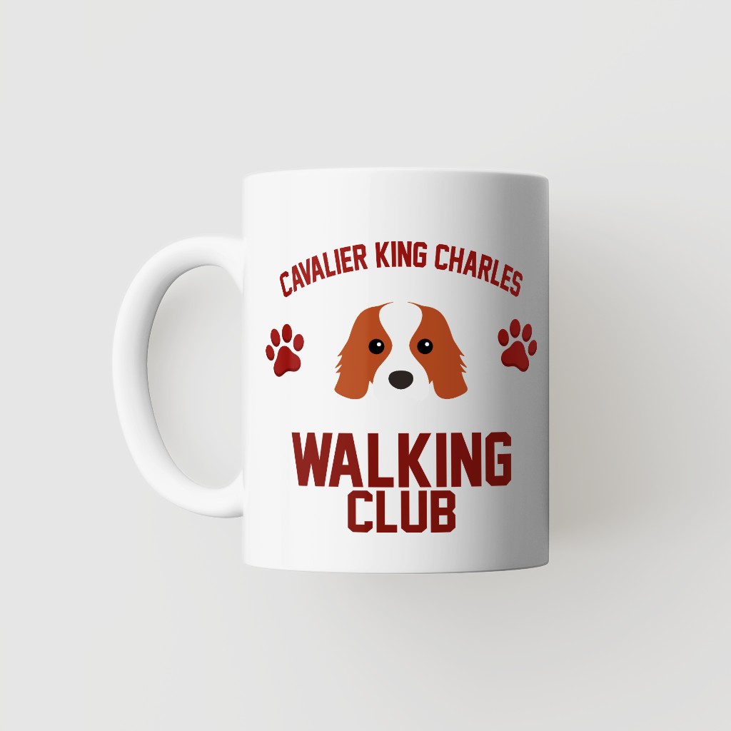 Walking Club: Personalised {breedFullName} Mug
