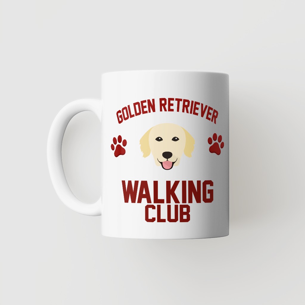 Walking Club: Personalised {breedFullName} Mug