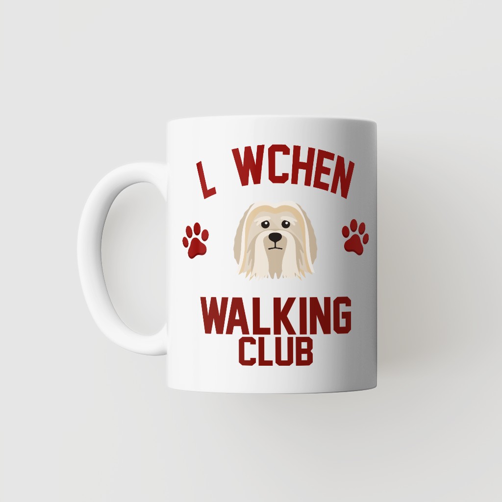 Walking Club: Personalized {breedFullName} Mug